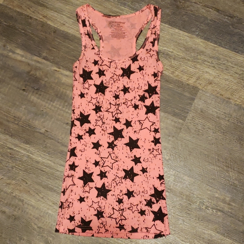 Neon pink tank top